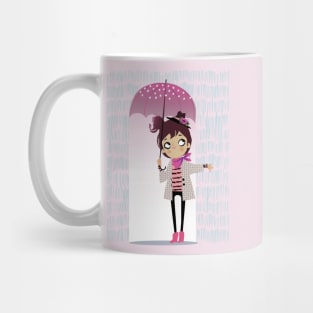 Rain Girl Mug